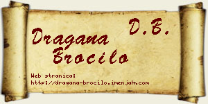 Dragana Broćilo vizit kartica